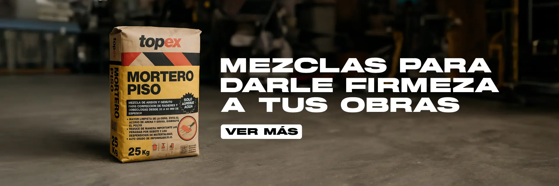 Morteros piso topex