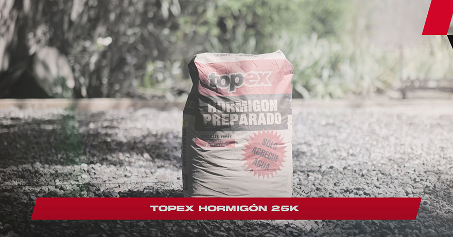 cómo preparar el hormigon topex