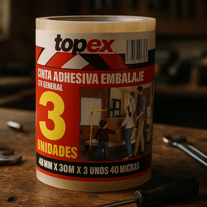 cinta adhesiva embalaje topex